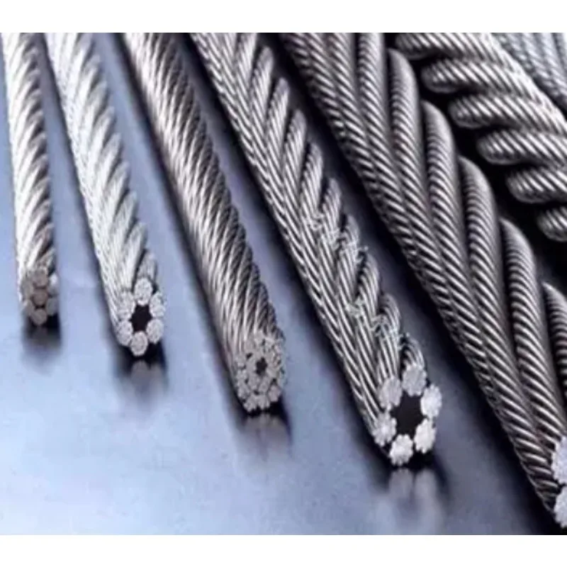 304 Stainless Steel Wire Rope 20/50/100m, Rustproof Soft Cable for Clothesline Fishing Lifting, 0.2mm to 5mm Diameter