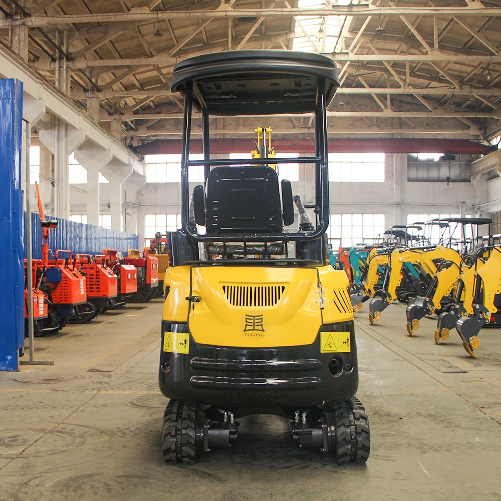 YG-18W Multi-function Mini Excavator 1.8 Ton Mini Digger For Construction Small Crawler Farm Excavators Customized Fast Delivery