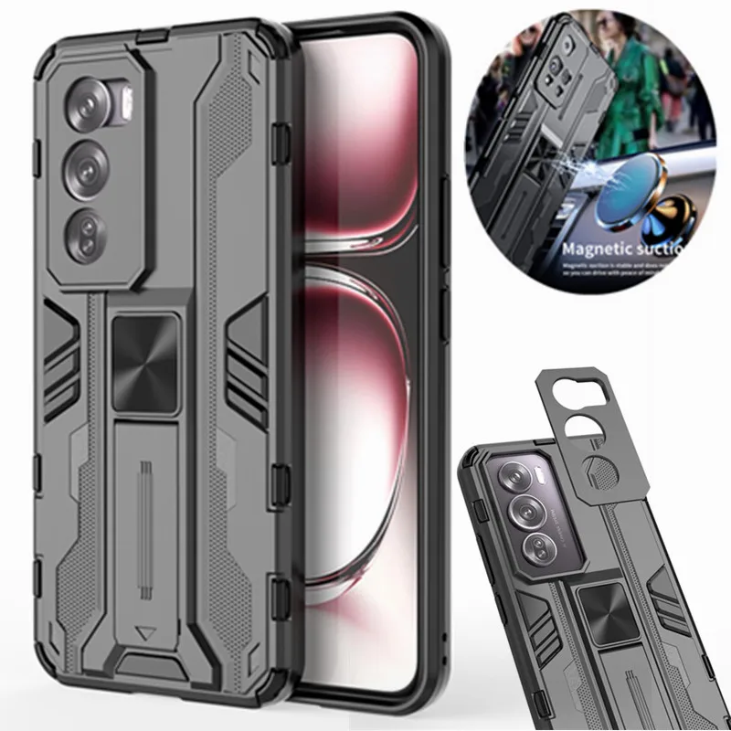 For OPPO Reno 12 Pro 5G Case Shockproof Armor Bumpers Ring Cases For OPPO Reno12Pro 5G Camera Lens Protection Cover