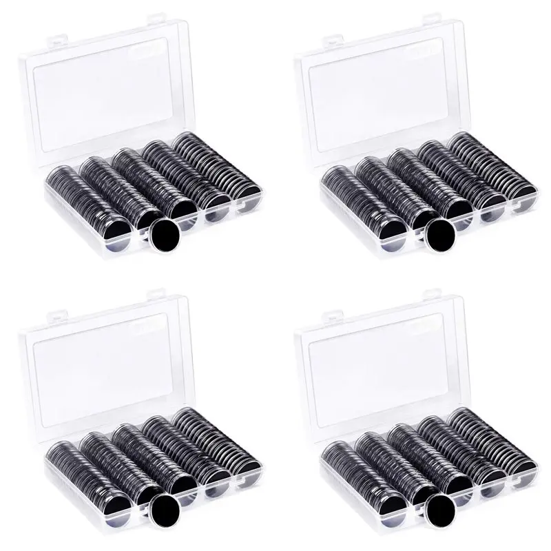 

Горячая новинка 2025: 400 капсул для монет 30 мм и 5 размеров (17/20/25/27/30 мм) с защитными прокладками, футляр для хранения монет с органайзером