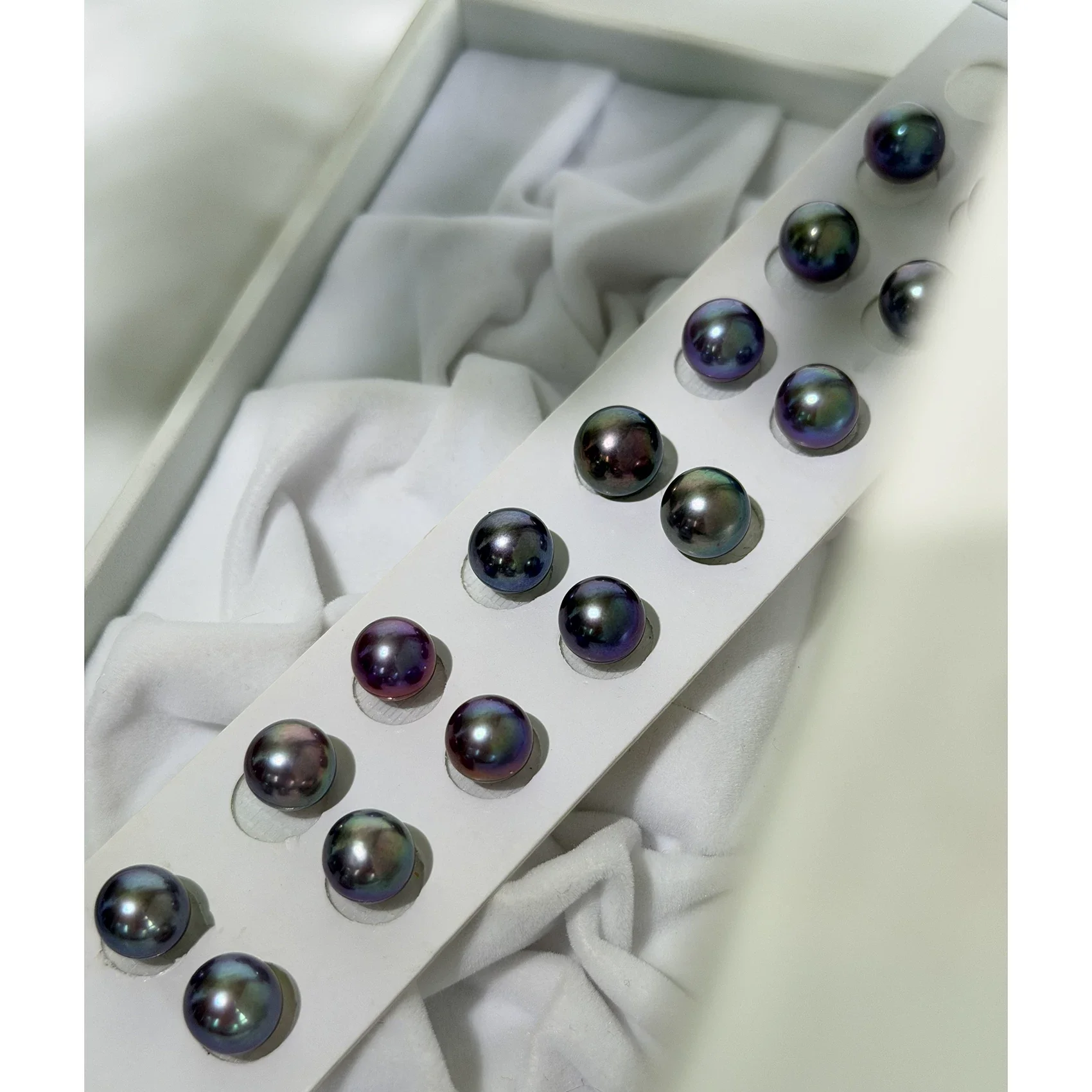 Natural Pearl Earrings AAAA Grade 9-10mm/10-11mm Nanhai Pearl Earrings 925s Silver