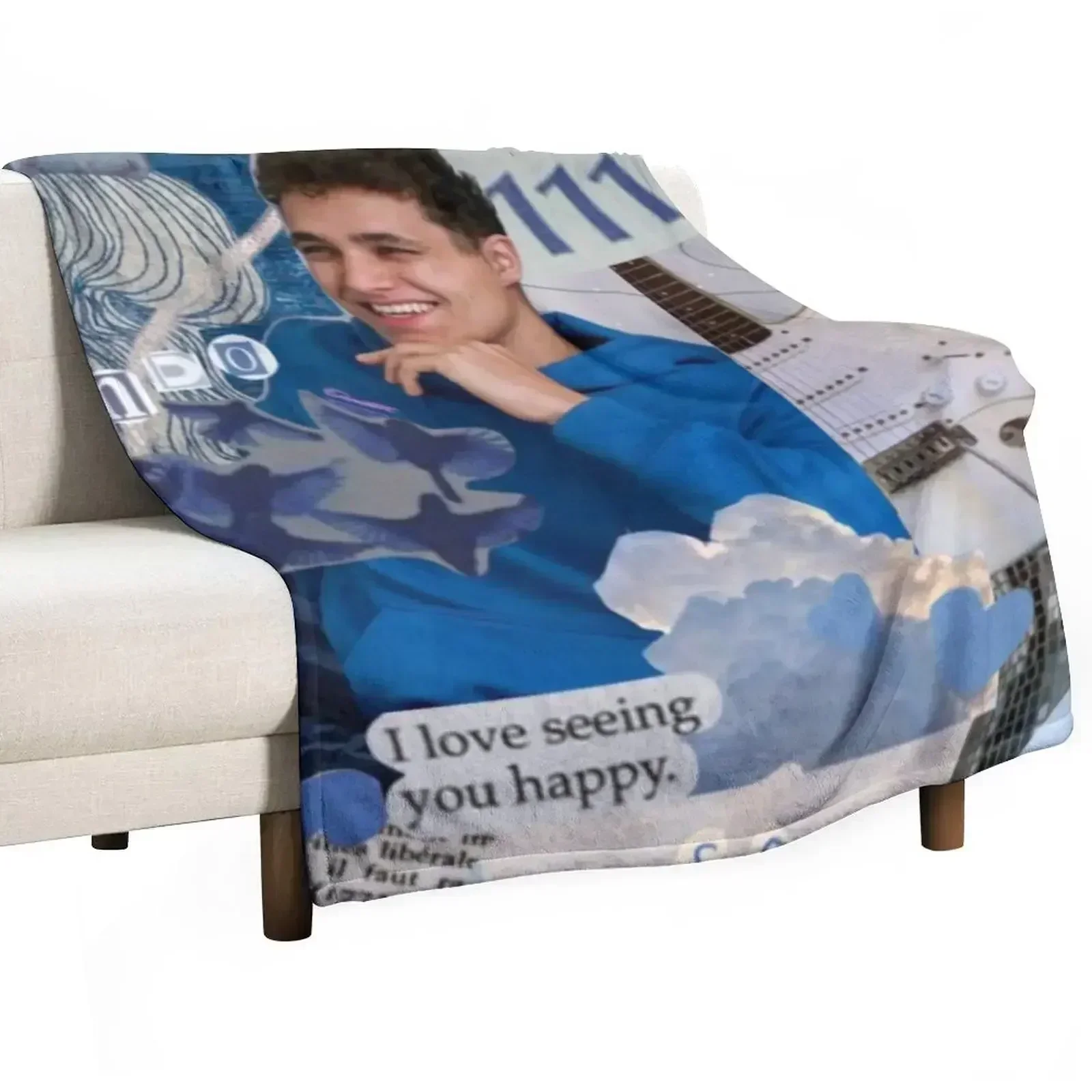 

l norris aesthetic Throw Blanket Stylish Couch Blanket for Home Living Room