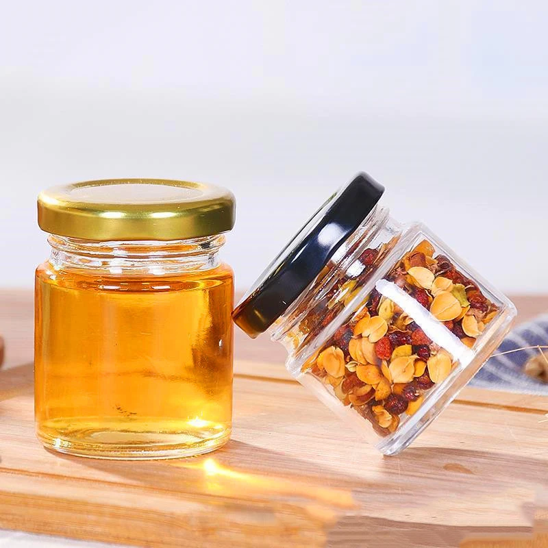 1PC Glass Honey Bot…