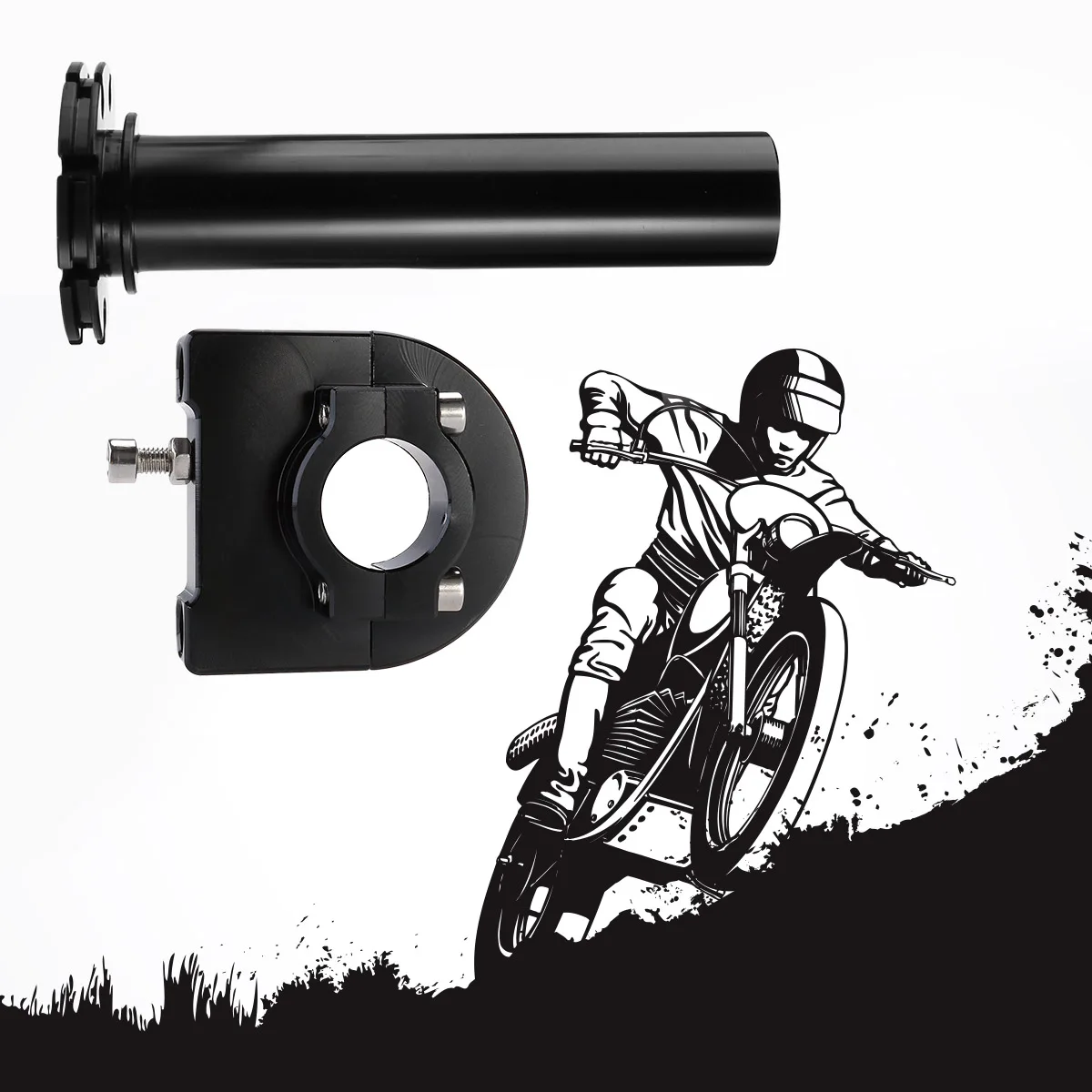 

Accelerator Handle Motorcycle Throttle Motocycle Bar Level Aluminum Refit Universal Handlebar Grips Control