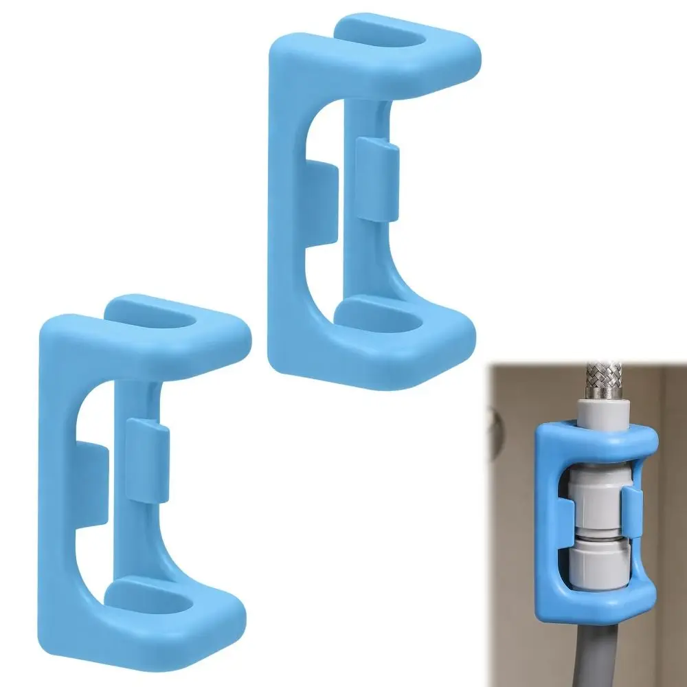 2pcs Leak-Proof Faucet Hose Clip Quick-Connect Durable Pipe Clamp Tools Easy Installation Kitchen Sink Clip for Delta RP60911