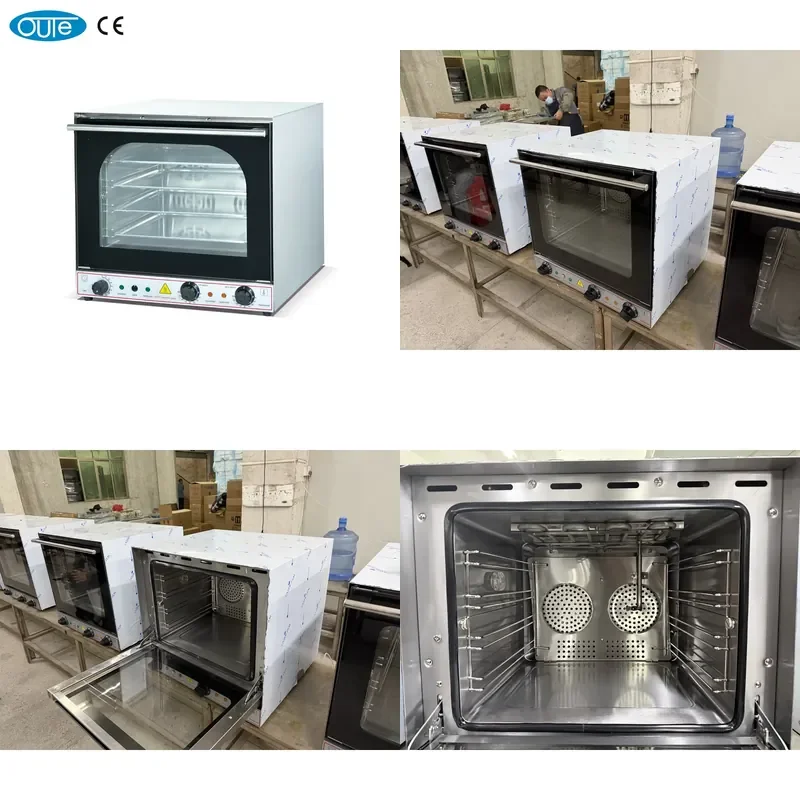 2026 OUTE Professional Steam Combi Commercial Electric Convection Oven Electric Baking Oven with Heat Function for Bakery