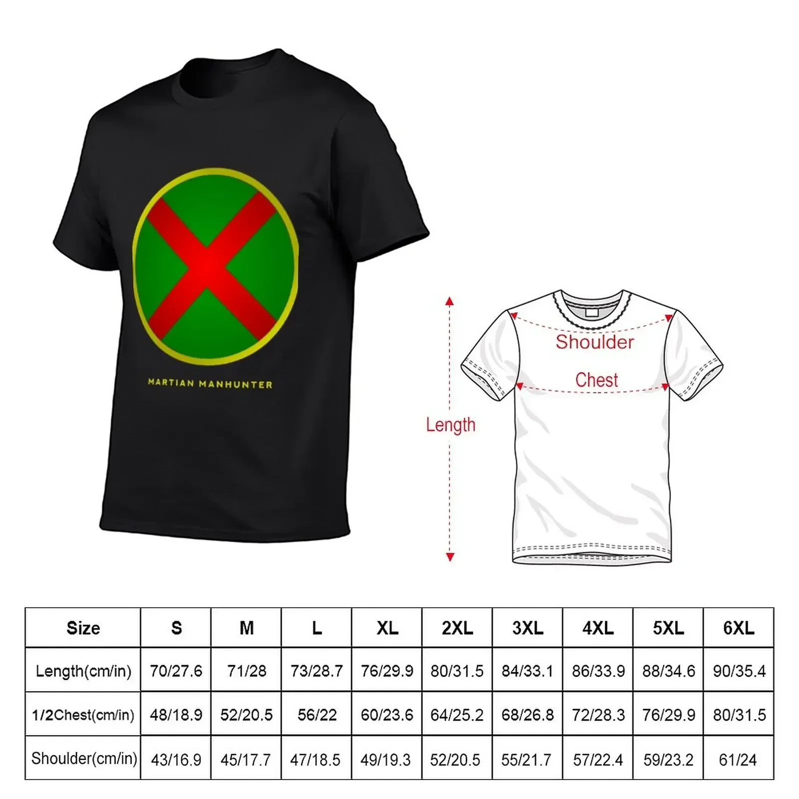 Martian Manhunter New Logo design T-Shirt shirts graphic tees hippie clothes new edition t shirts for men cotton