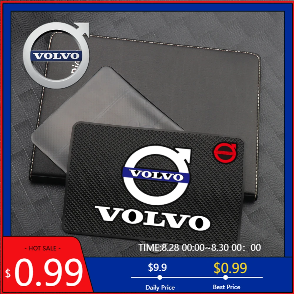 

Стайлинговые молдинги, Стайлинг автомобиля, приборная панель, липкий коврик, держатель для телефона, противоскользящий силиконовый коврик для Volvo AWD C30 C40 C50 C70 S40 S60