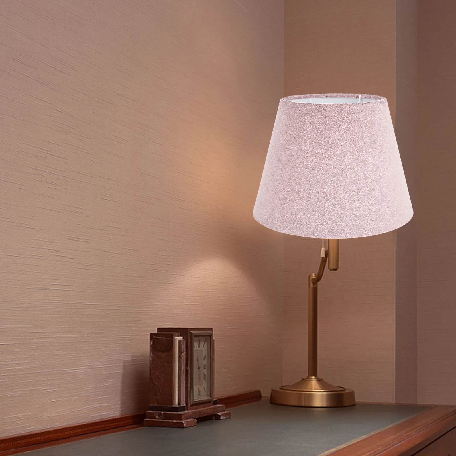 

Cloth Lampshade for Desk Lamp E27 Base Compatible Sturdy Multi-Function Table Light Shade Home Decorative Protective Lamp Cover