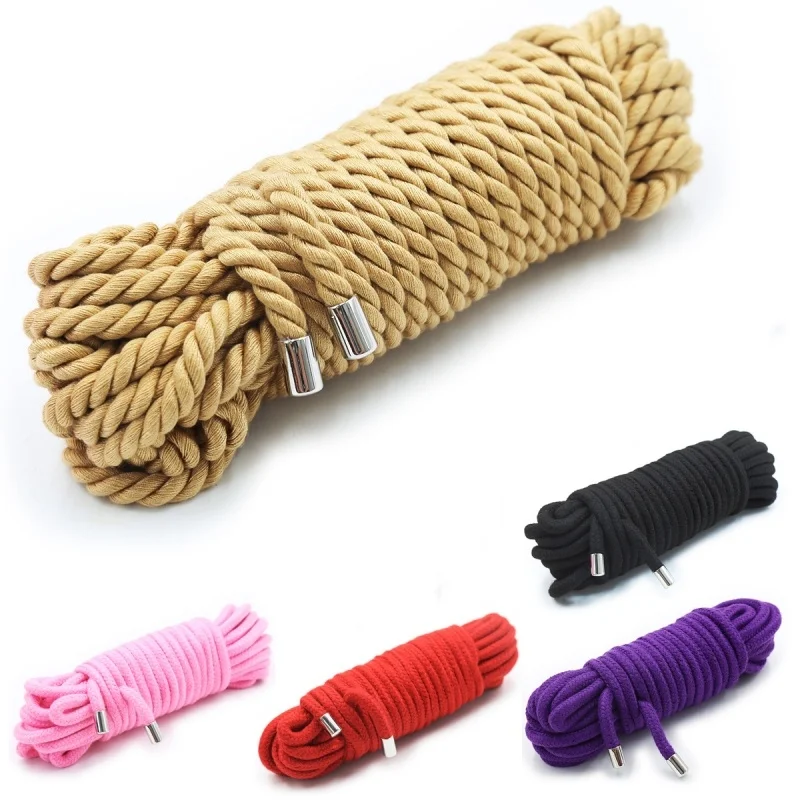 Exotic Shibari Accessory of Bondage Rope for Men Women Fetish Bdsm Slave Role Play Binder Restraint Touch Tie Up Fun Games