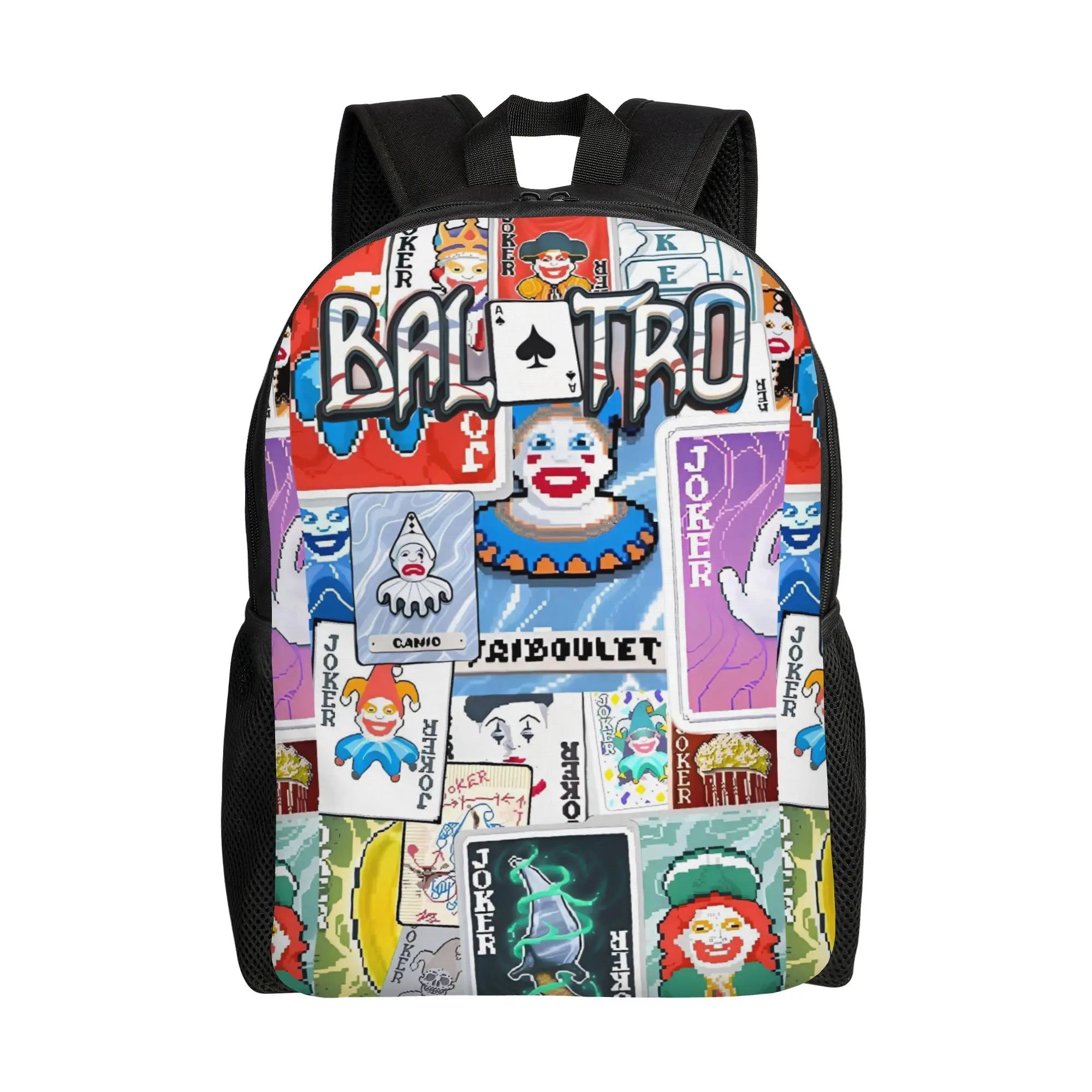 

Balatro Game Backpack Style Backpacks Female Outdoor Large High School Bags Custom Rucksack