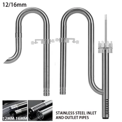 Aquarium Filter Stainless Steel External Filter Accessories Inlet and Outlet Water Remove Oil Film Lily Tube Aquarium filter