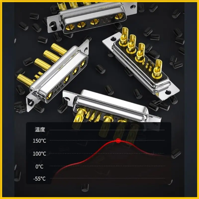 

Mixed D-Sub Connector 30Amp - 9W4 Male / Female 5+4 Pin Power Mixed Contact