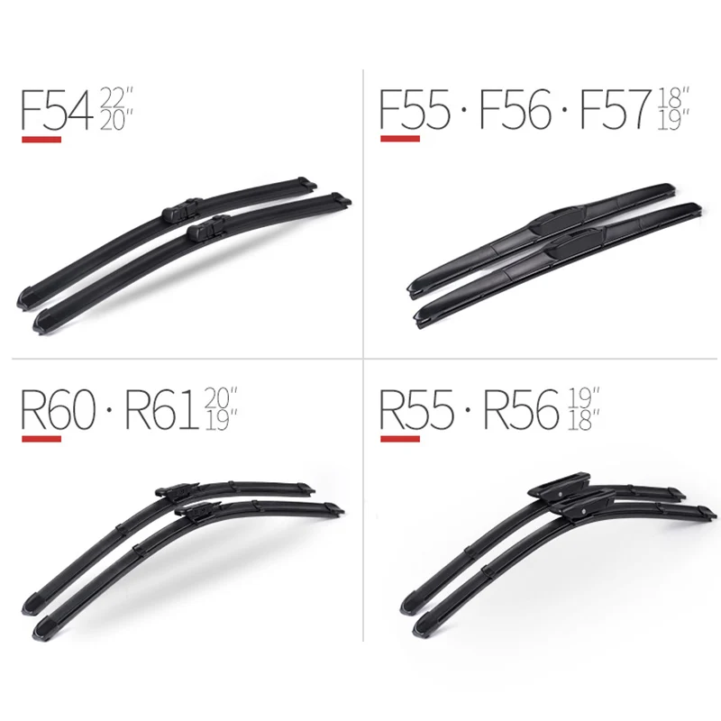 Car Wiper Blades Front Automobile Windscreen Windshield Wiper For Mini Cooper F54 F55 F56 F57 F60 Window Clean Accessories