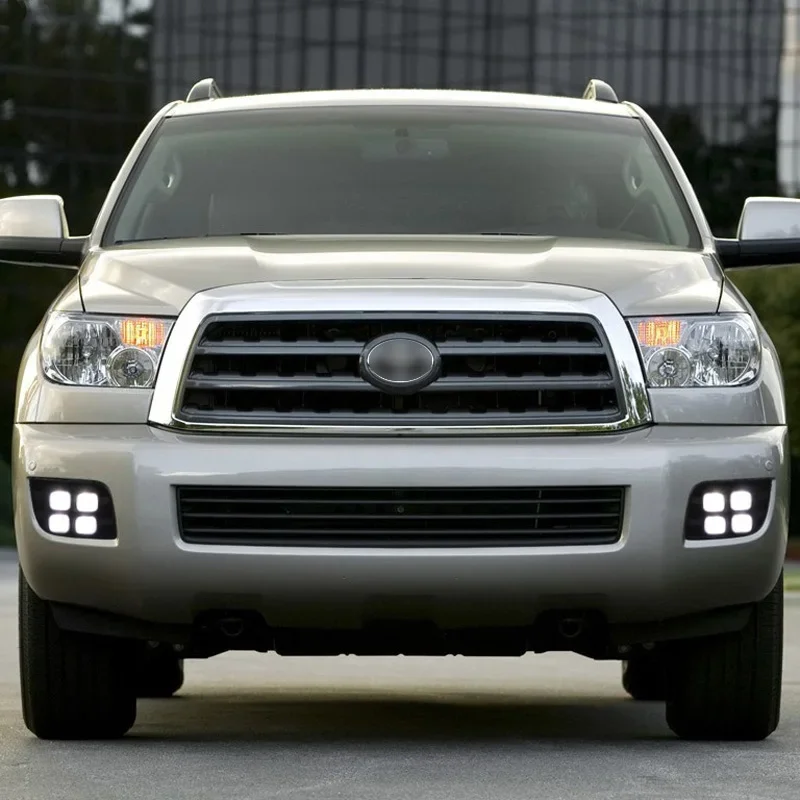 LED Car Lamps For Toyota Sequoia 2007 2008 2009 - 2017 Daylights Daytime Running Light Retrofit DRL Lighting Accessories