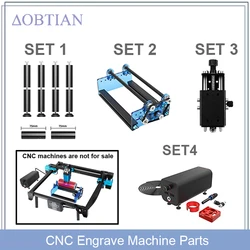 Air Assist Pump,Adjustable Laser Head Z-Axis Lifting Module with Y-Axis Rotary Roller or Increased Metal Heightening Column