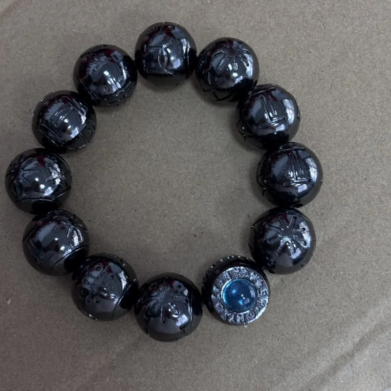 

Black Panther Kimoyo Bracelet Party Accessories Cosplay Props Movie Black Bead Series Neutral Size Prop