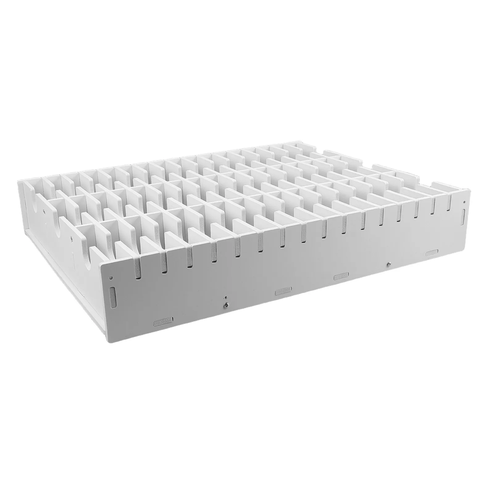 

Large Capacity Desktop Organizer Box Ink Pad Holder for Crafters Trading Cards Cd Discs Coins Remote Controls Card Display