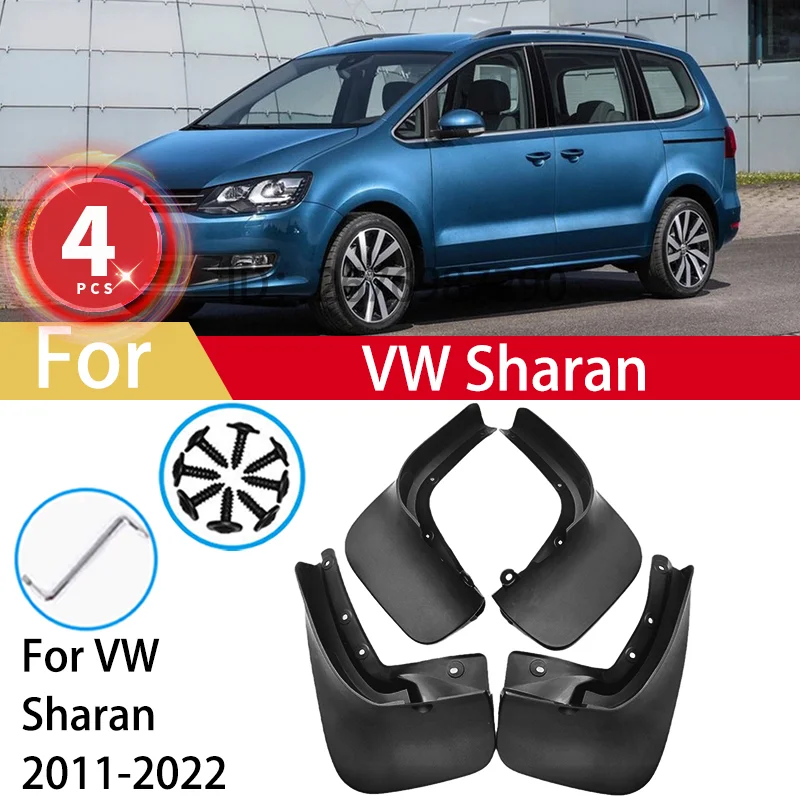 

For Volkswagen VW Sharan SEAT Alhambra 7N 2011 2012 2013 2014-2019 Mud Flaps Guards Front Rear Fender Car Mudguards Accessories