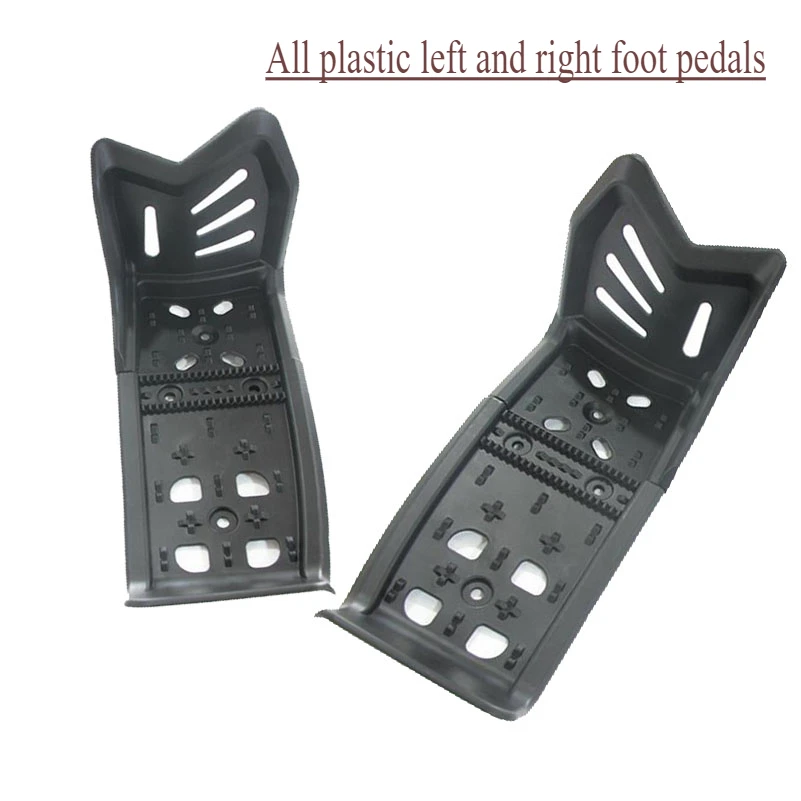 Small Four Wheel Beach Bike ATV Wheel Beach Bike Motorcycle Accessories Plastic Pedal, Full Plastic Left and Right Pedals