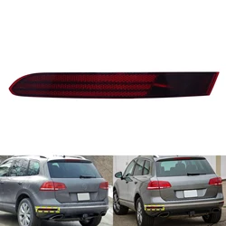 Left Side Red Lens Rear Bumper Reflector Light Cover For VW Touareg 7P 2015-2018