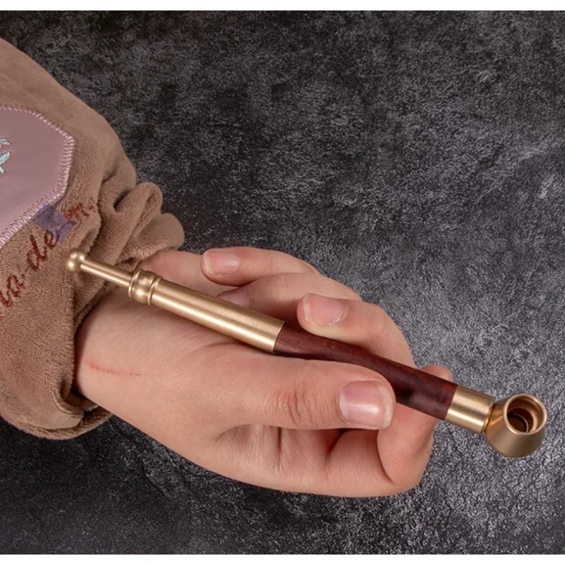 Chinese Style Metal Smoking Pipe For Collect and Gift Smoking Aceessories Tobacco Pipe China Traditional Gifts Wholesale