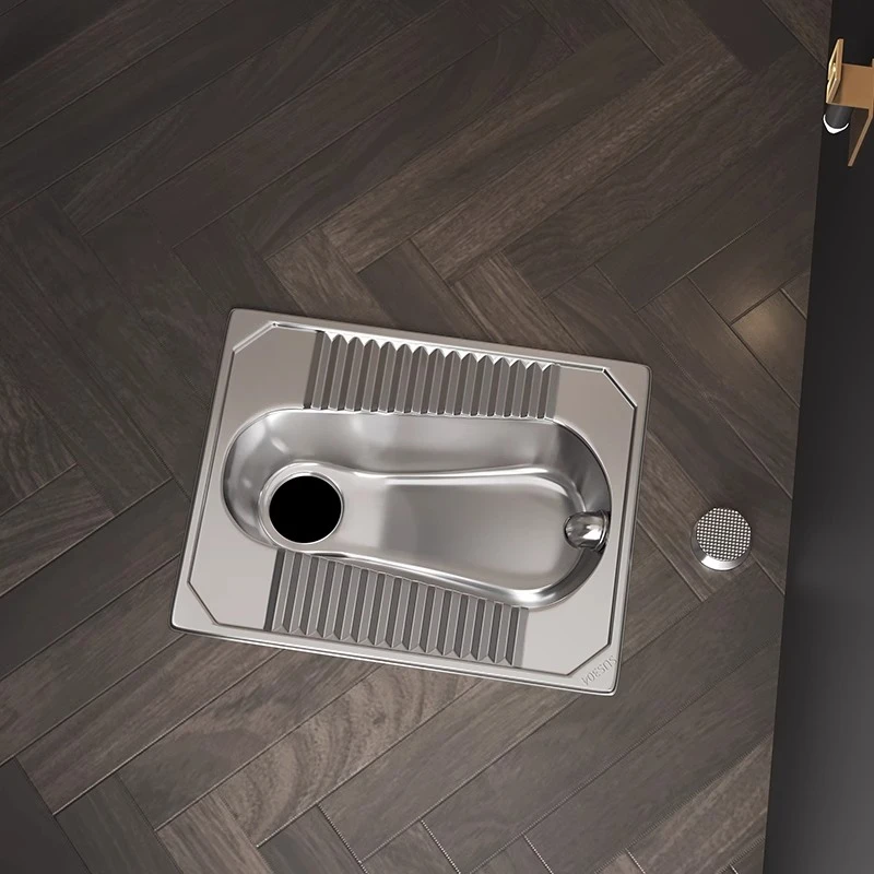 

Stainless steel squatting toilet pit household urinal bathroom urinal deodorant high-impact