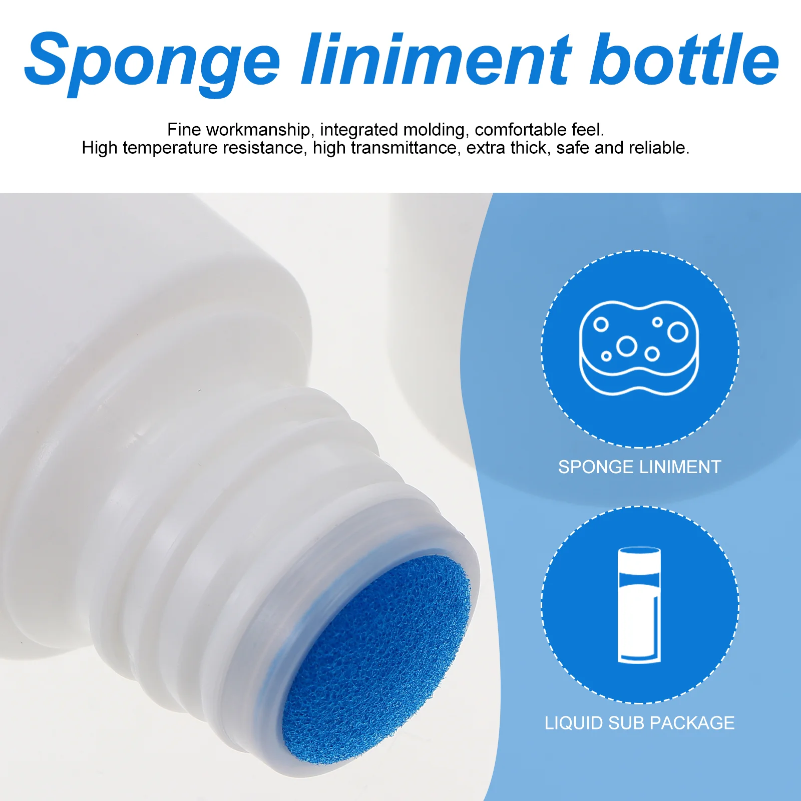 8 Pcs Sponge Liniment Bottle Perfume Container Liquid Sub Packaging Scroll Wheel Bottles