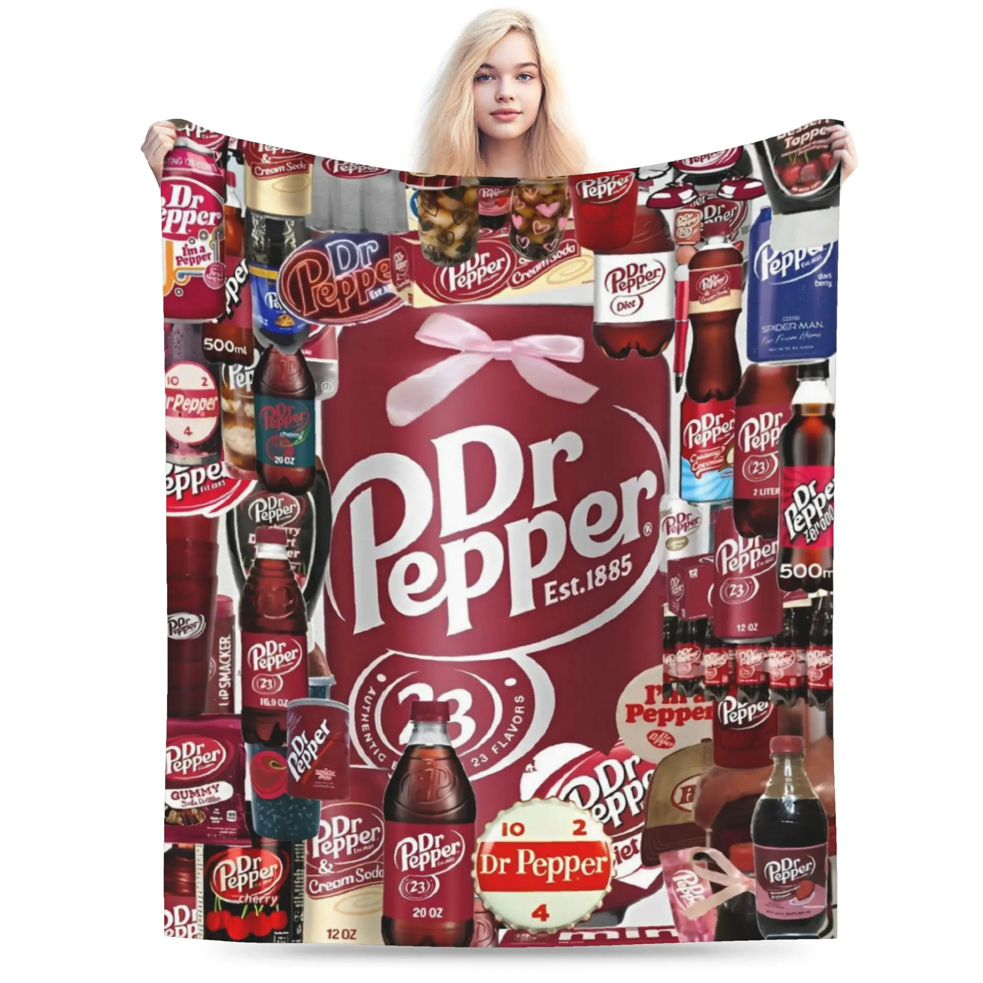 بطانيات دكتور بيبر من الصوف المبتكرة الدافئة لتزيين المنسوجات