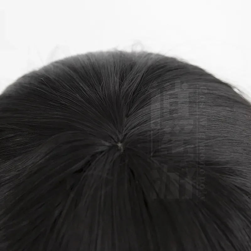 Sky01 hoshimi miyabi peruca cosplay zz jogo zenless zona zero orelhas hairpin preto seção longa 6 resistente ao calor perucas cosplaysd01 $