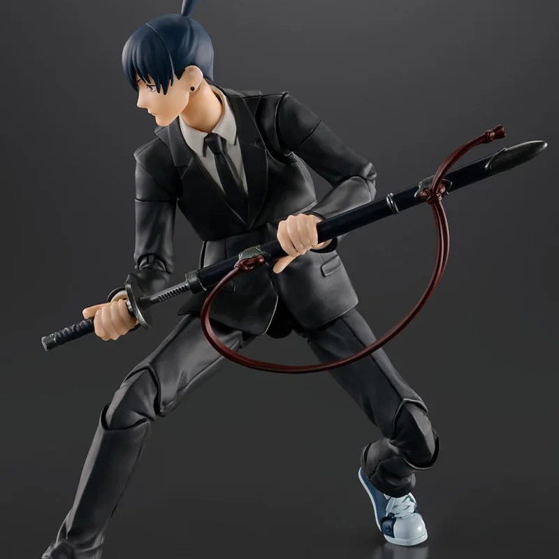 بانداي S.H.Figuarts SHF بالمنشار رجل آكي هاياكاوا أطقم منمذجة SHF PVC حوالي 14.5 سنتيمتر عمل أرقام نموذج اللعب تمثال هدية للأطفال