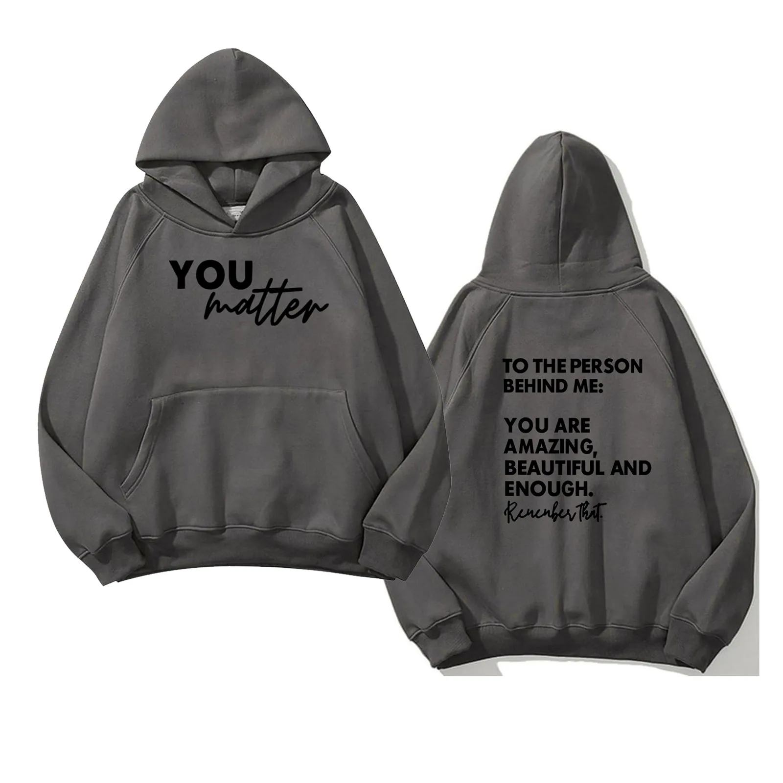 Hoodie Autumn Men Women Letter Printed Oversize High Quality Sweatshirts Hip Hop Streetwear Vintage Female Pullover Streetwear