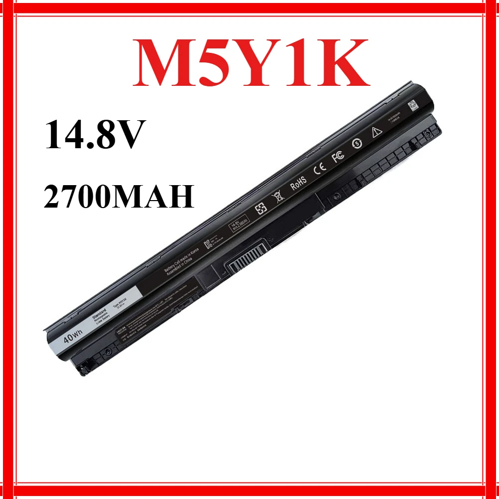 

2700MAH 40WH M5Y1K 14.8V Battery for Dell Inspiron 14 15 17 5000 3000 Series 5559 3451 3558 3567 5755 5756 GXVJ3 453-BBBQ HD4J0