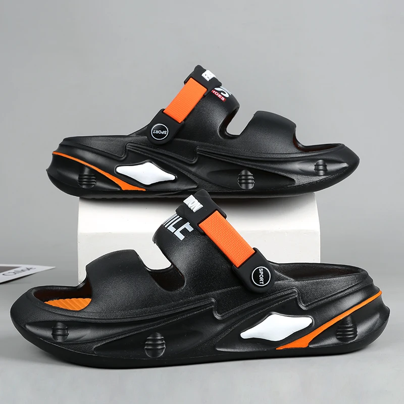 Men's Outdoor Sandals Slippers Beach Comfortable Slides Thick Soft Clogs Men Casual Shoes Garden Shoes Men Women Beach Sandals