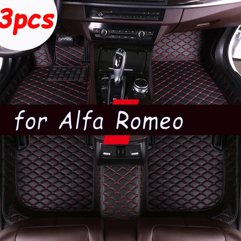 

Автомобильные коврики для Alfa Romeo Stelvio 2017 2018 2019 2020 Custom auto foot автомобильный коврик cover