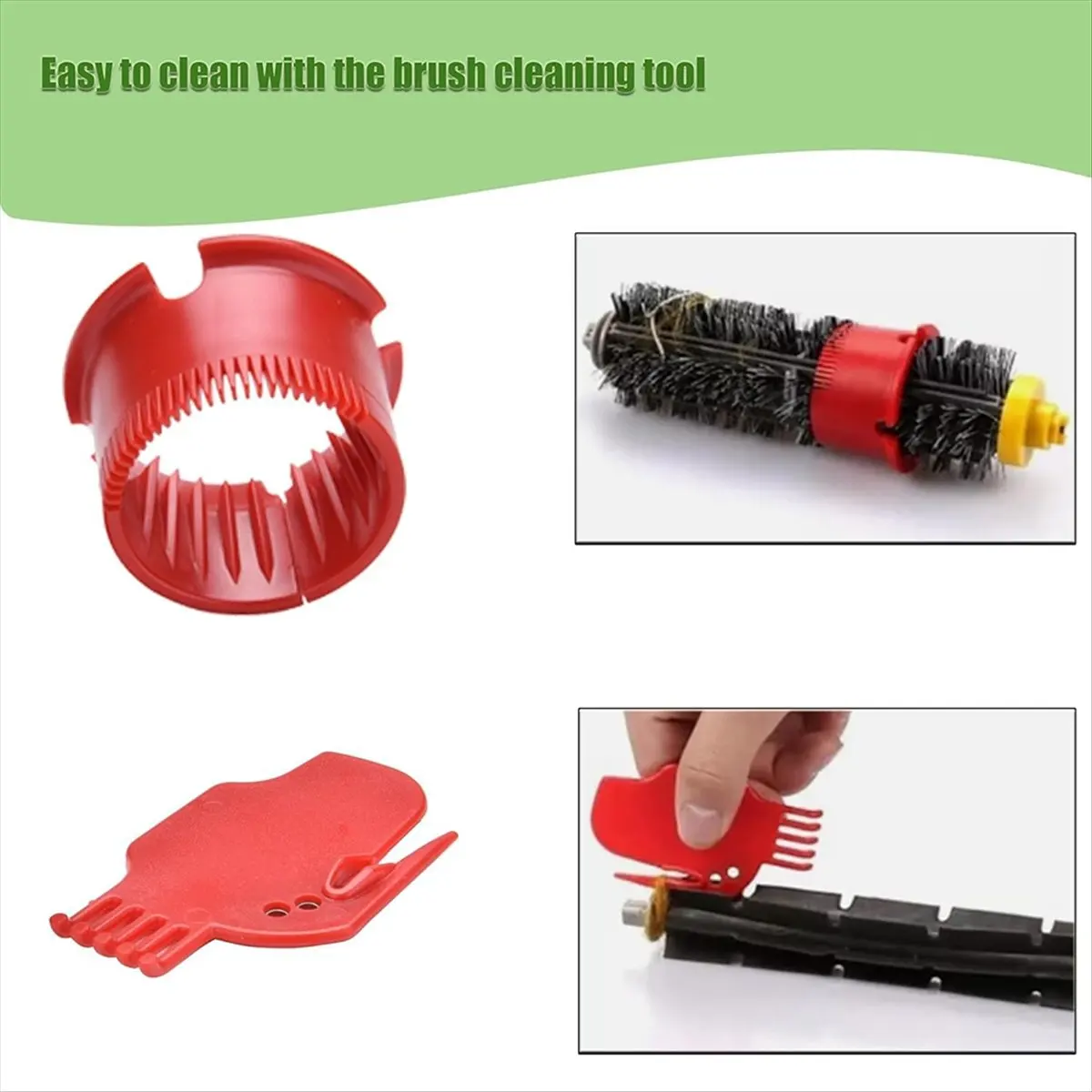 A42F For IRobot Roomba 600 Series 694 692 690 680 660 650 614 & 500 Series 595 585 564,Filter,Main Side Brush, Pairs Bristle