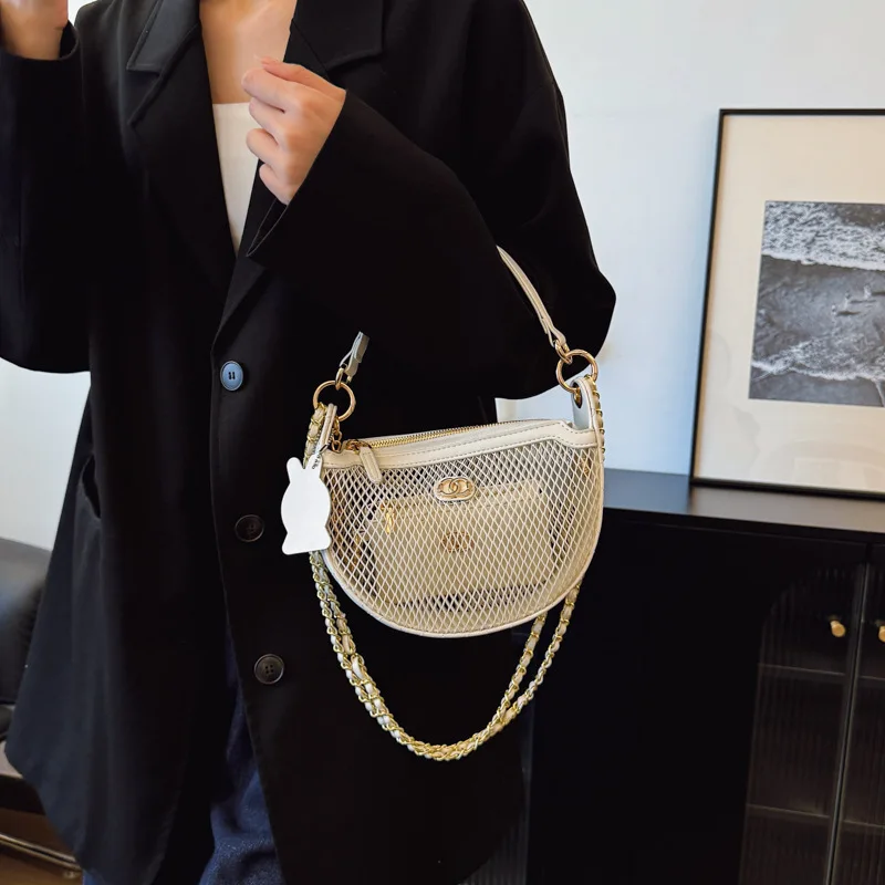 

Новая тканая большая сумка 2025 года — стильный портативный кошелек, минималистичная сумка через плечо, модная и универсальная повседневная сумка