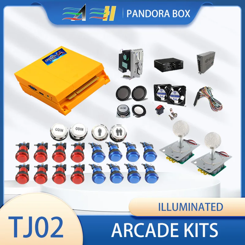 

Arcade Control Kit for Coin Operated Arcade Machine Gamer Cabinet Pandora Box CX DX EX Kit