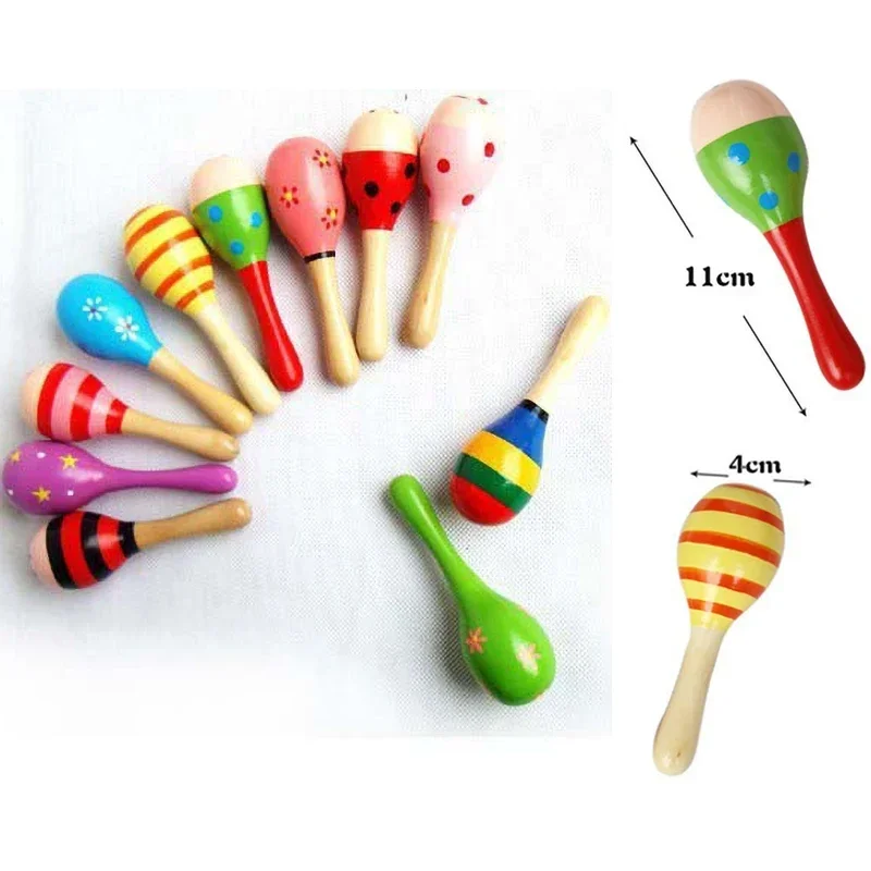 Brinquedos de percussão para bebês, instrumentos musicais infantis, auxiliares de ensino musical, bolas de areia, quebra-cabeça de madeira, educação i
