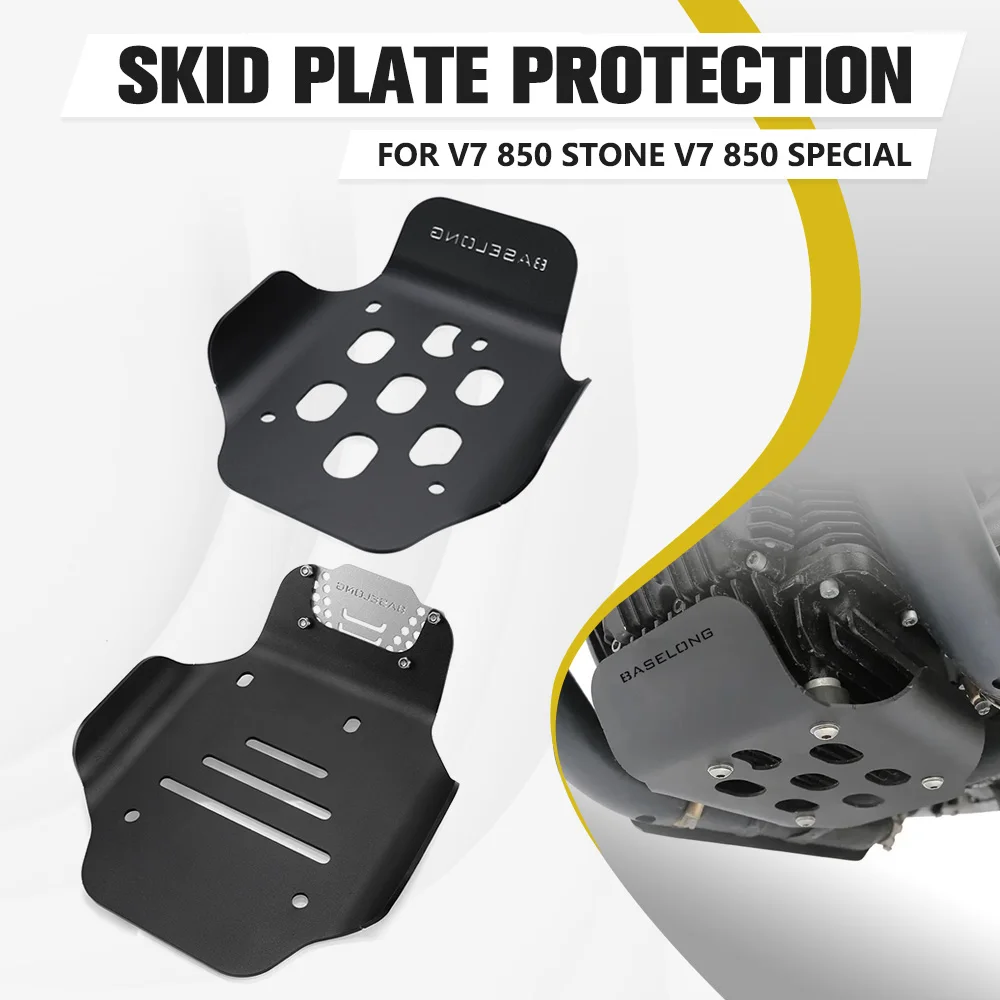 

2025 Motorbike Engine Bottom Cover Bumper Guard Skid Plate For Moto Guzzi V7 850 Stone V7 850 Special Custom V9 Bobber 2020-2024