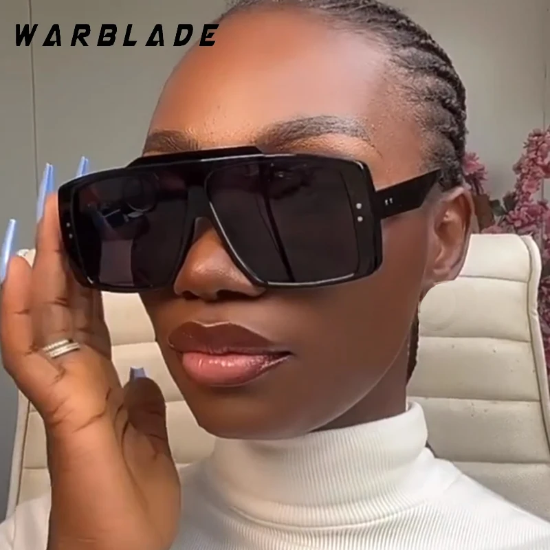 

Luxury Fashion Oversized Square Sunglasses Woman Men 2025 Brand Designer Vintage Big Female Unisex Glasses Outdoors Travel UV400