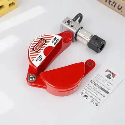 

Industrial Gate Valve Lock 25mm 64mm Red Propane Water Device Smooth Texture Impact Resistant Professional Use Faucet