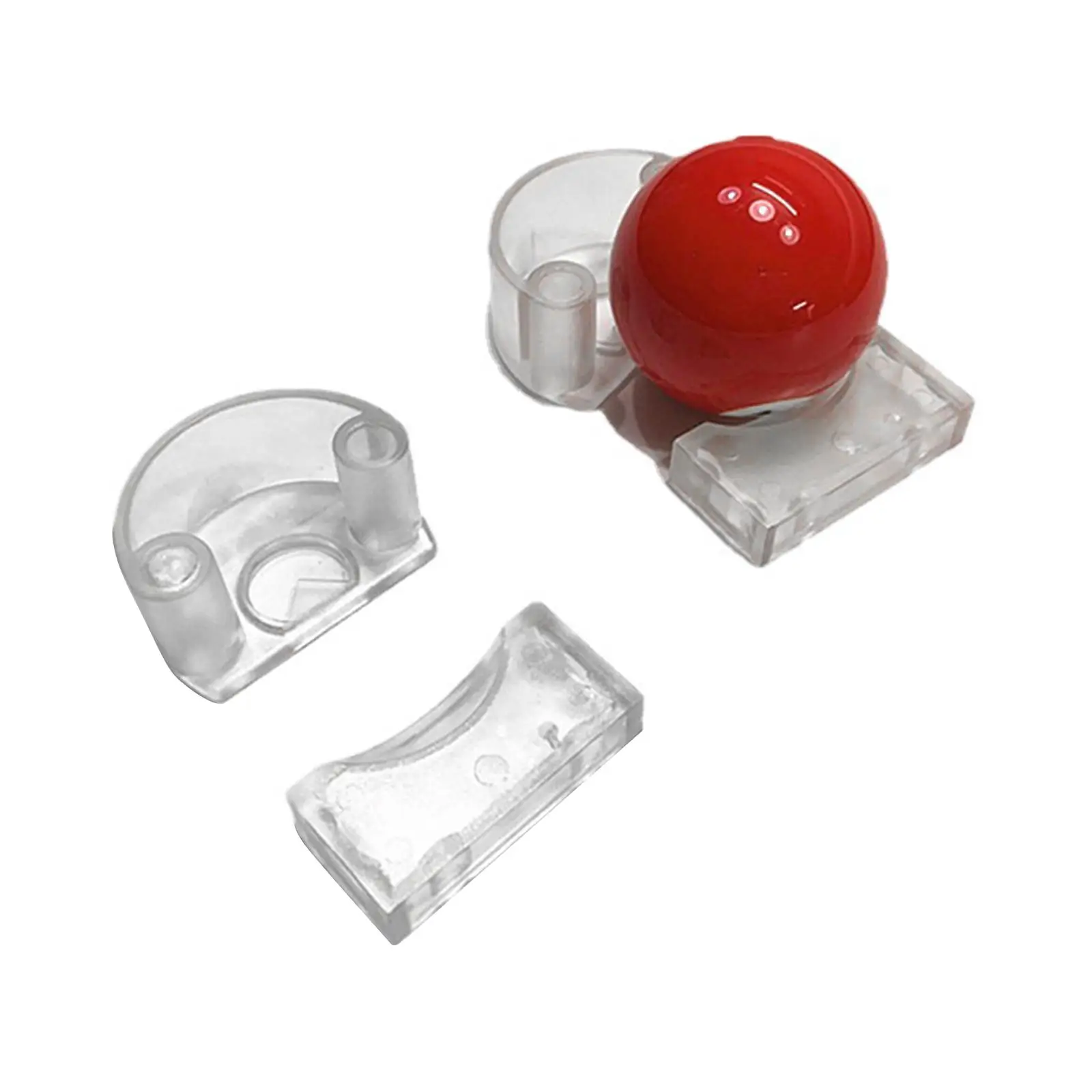 Billiard Ball Position Marker Lightweight Clear Snooker Ball Locator Durable Fixation Tool for Pocket Table and Club