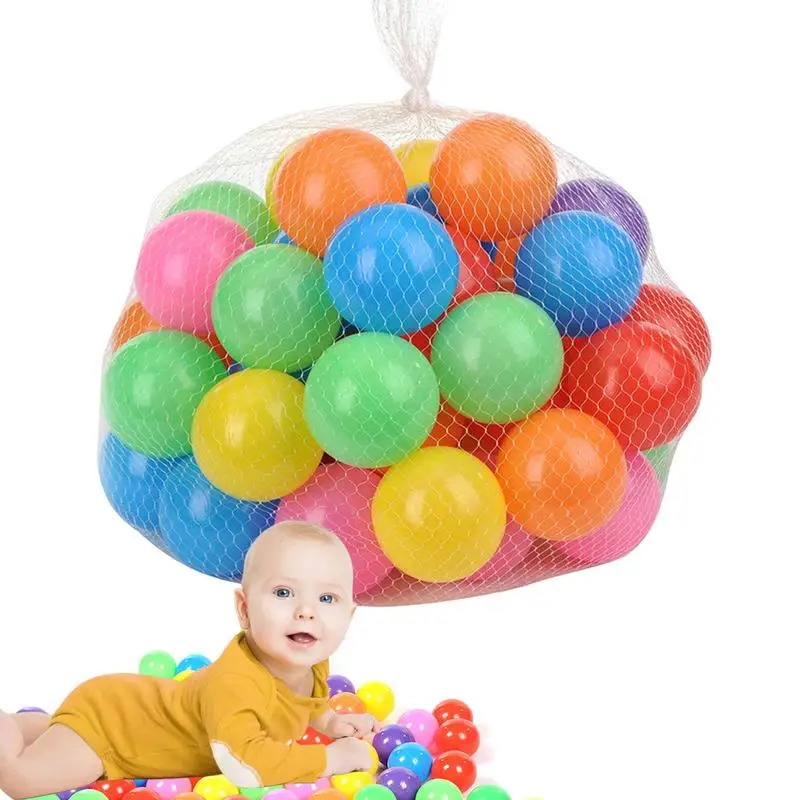 

50pcs Colorful Pool Balls PE Ocean Ball Pits Eco-Friendly Funny Baby Kid Swim Pit Play Toy Water Pool Ocean Waves Balls Gifts