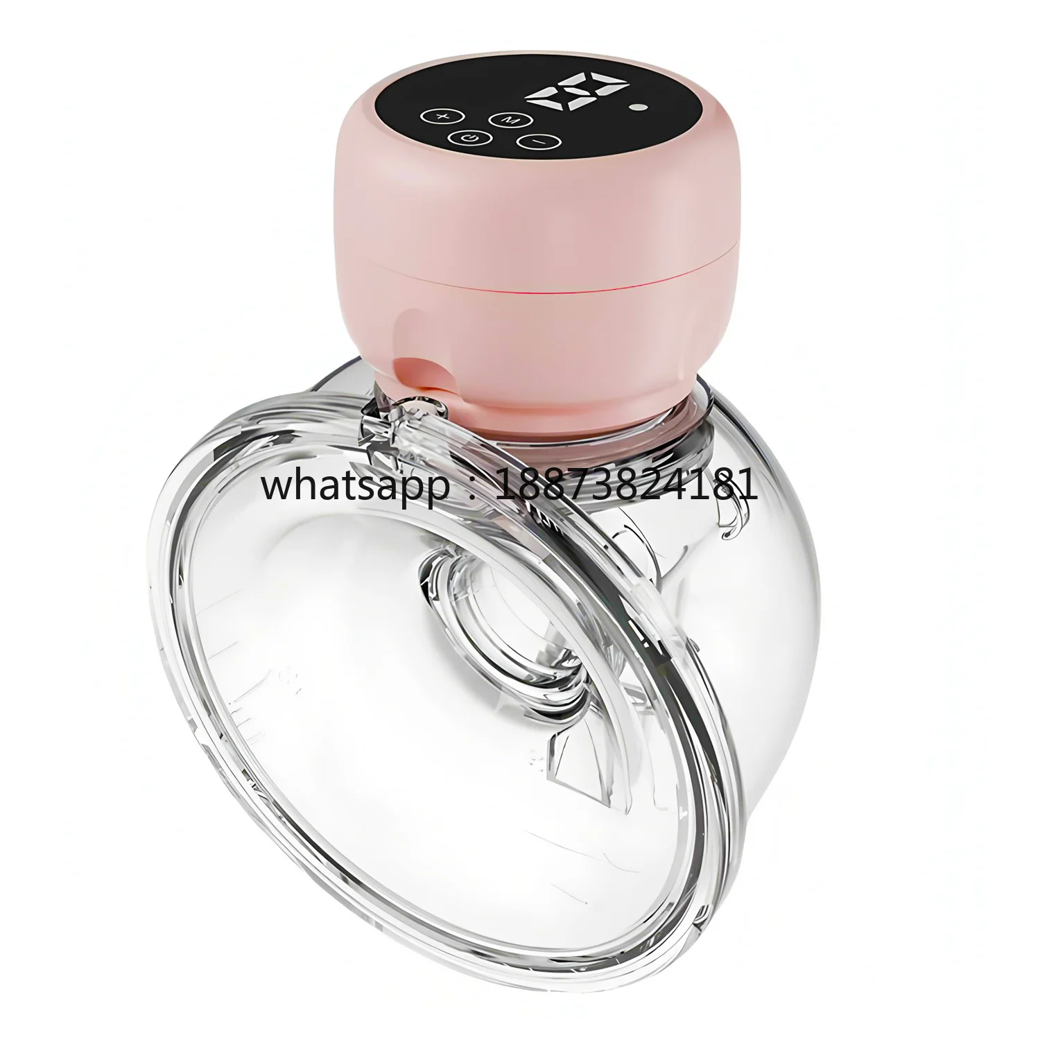 Portable Wireless Wearable Breast Pump - Rechargeable Electric Hands-Free Breast Pump with Integrated Silicone Milk Collector