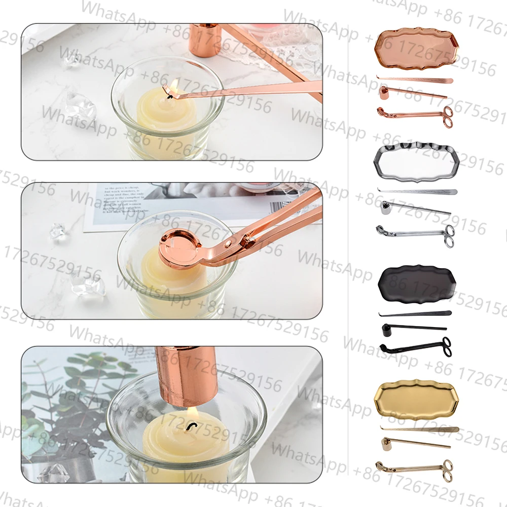 4pcs/1kit Candle Care Set Maki - Wick Dipper Tool 评论和价格