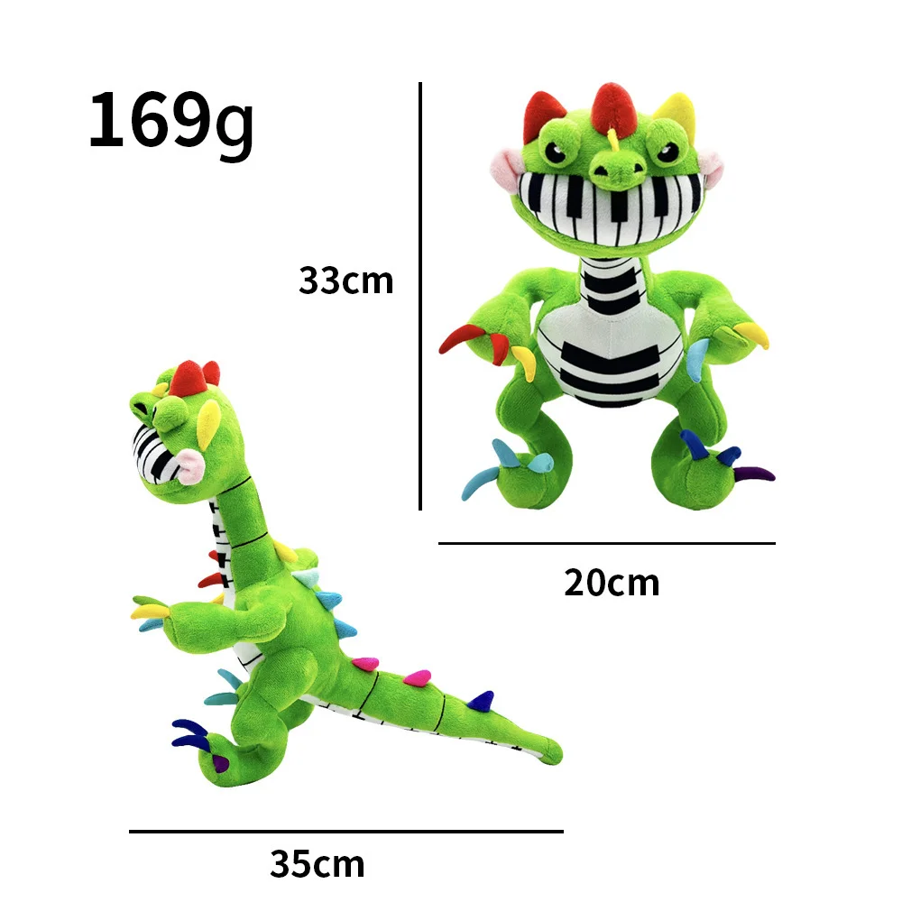 Nouveauté 2026 : Figurine en peluche Pianosaurus Poppy Playtime – Idéale pour les cadeaux d'anniversaire et de Noël