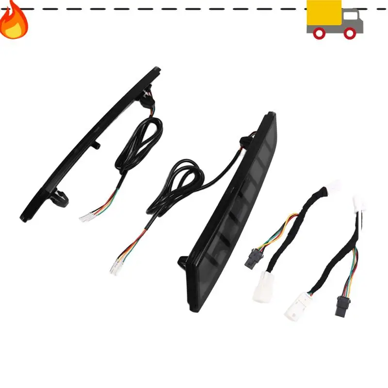 

Car LED Tail Brake Reflector Stop Signal Lamp Rear Bumper Warning Light Turn Signal For BYD Dolphin Mini 2024 Black