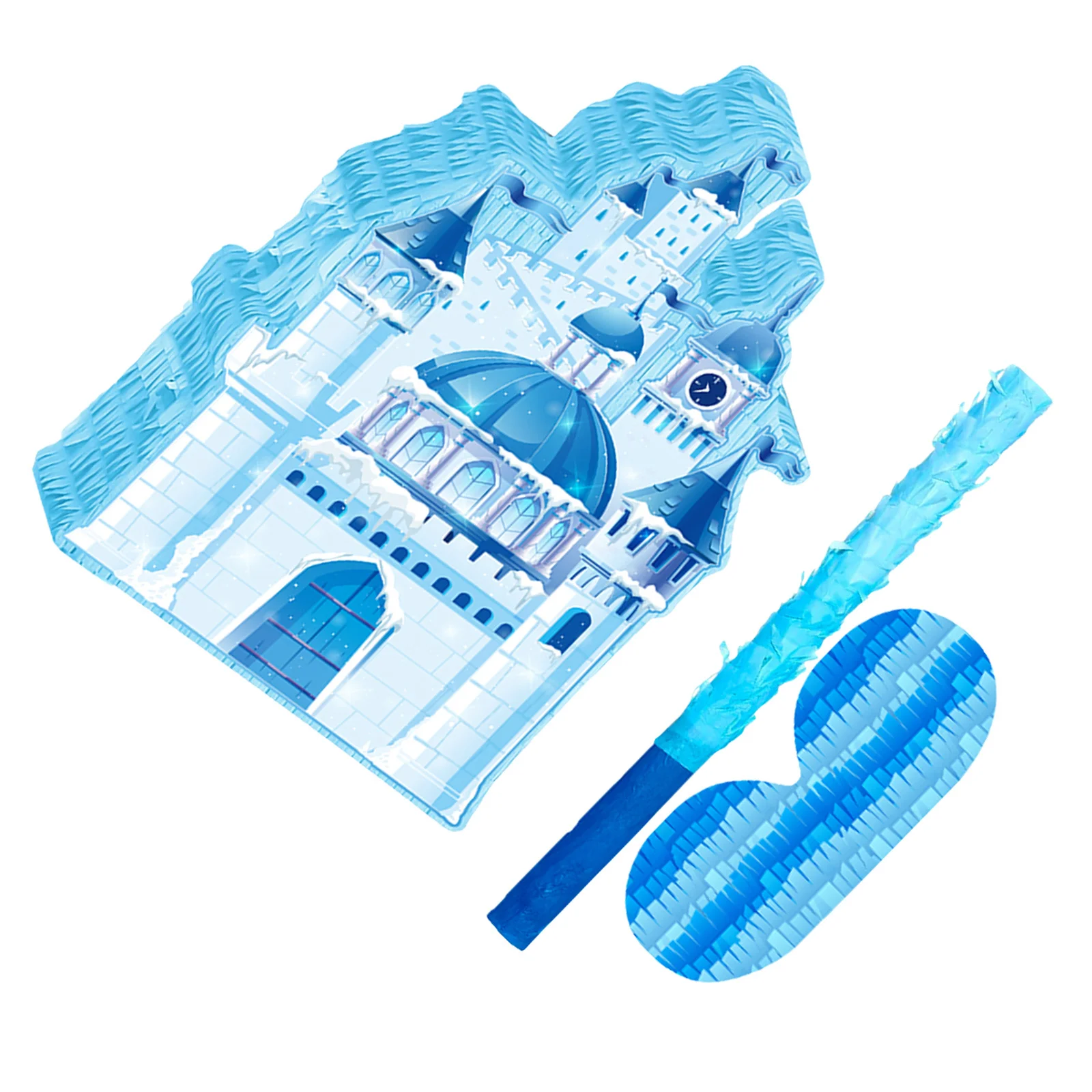 

1Set Castle Pinata Birthday Hanging Candy Holder Party Game Princess Pinata Decoration Candy Holder Christmas Party