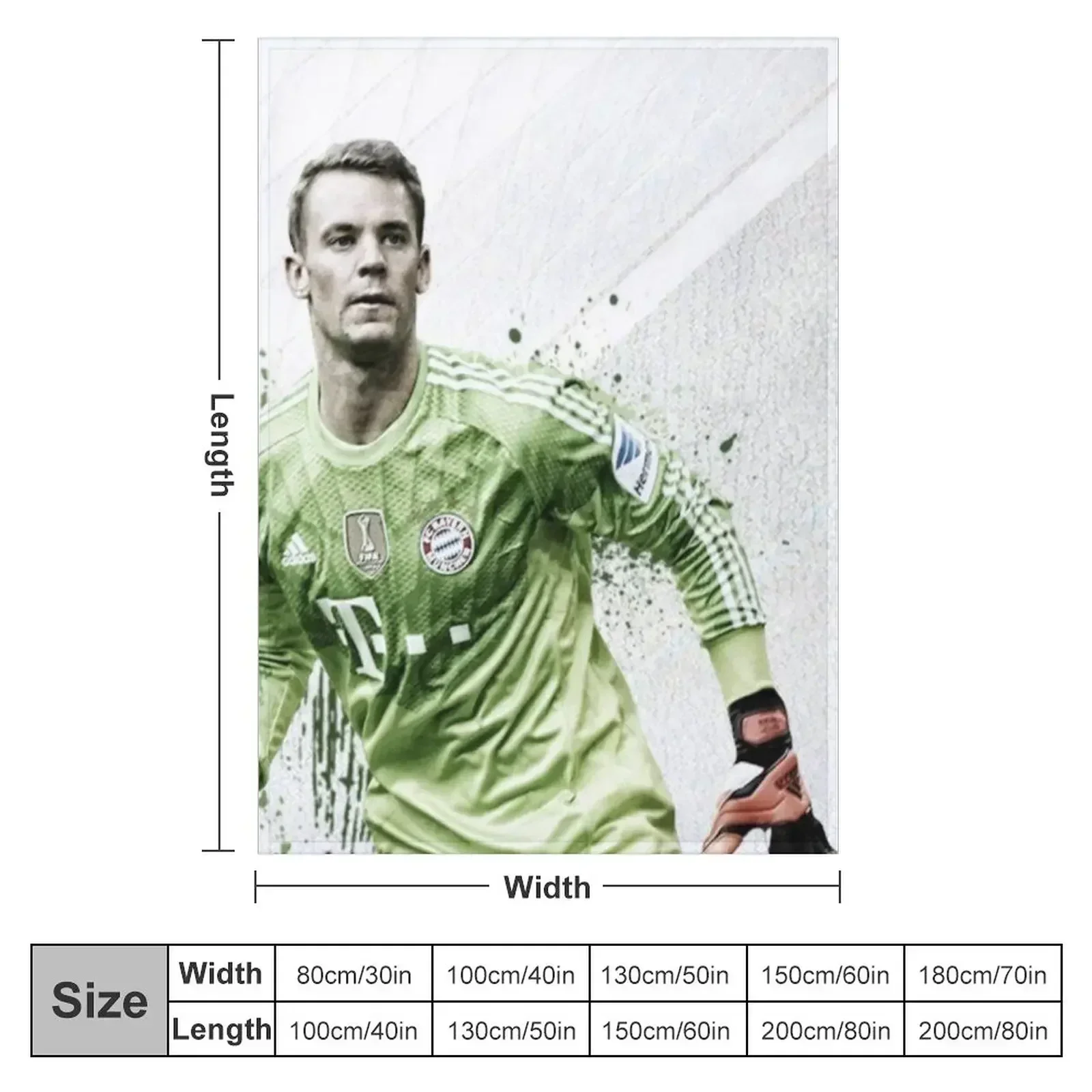 Manuel Neuer Throw Blanket blankets and throws Blankets For Sofas Soft Plush Plaid Furrys Shaggy Vintage Blankets